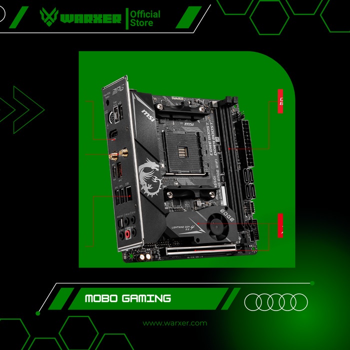 Jual MSI MPG B550I GAMING EDGE WIFI AMD B550 AM4 DDR4 MiniITX Motherboard Shopee Indonesia