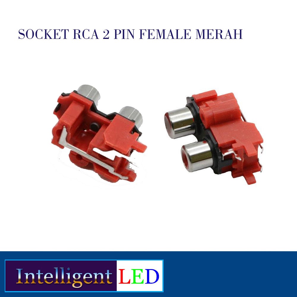Jual Socket RCA 2 Pin Merah | Shopee Indonesia
