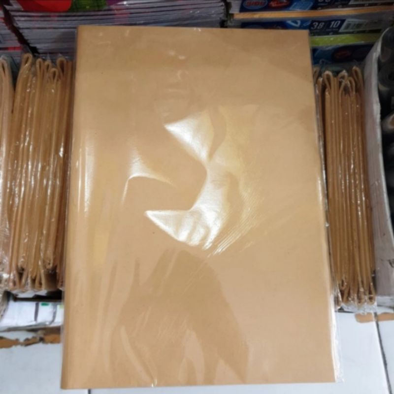 Jual Sampul Coklat Buku Boxy/Buku Campus (1 Pack) | Shopee Indonesia