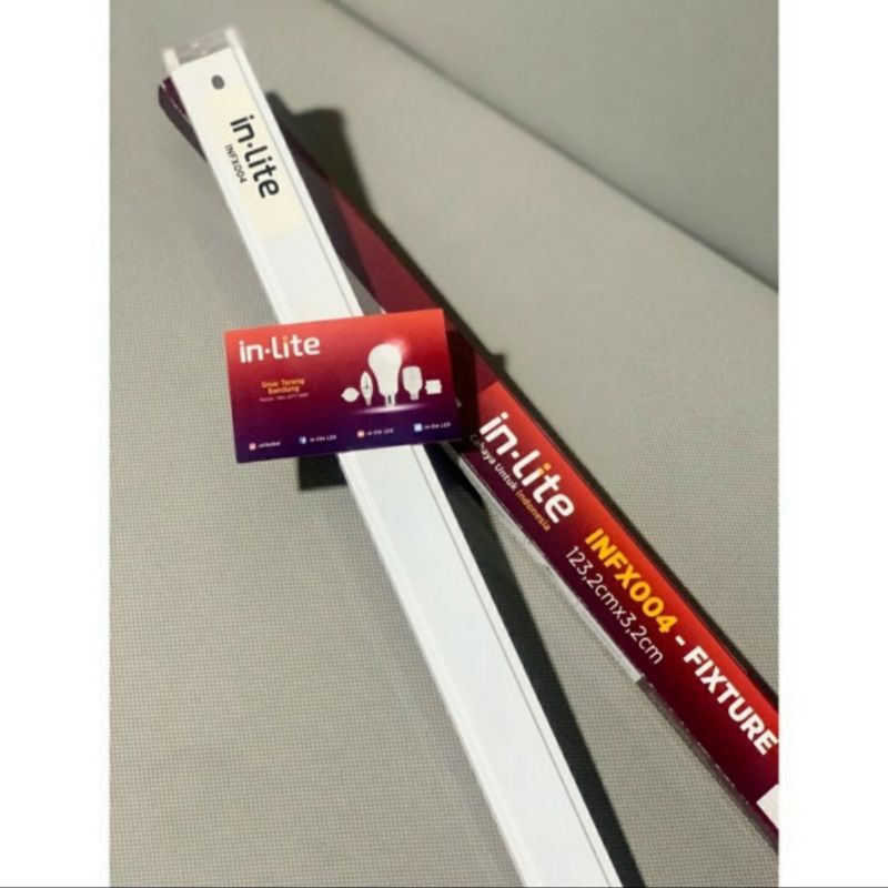 Jual RUMAH LAMPU T8 INLITE T8 1,2M (120CM) TRANSP INFX004 | Shopee ...