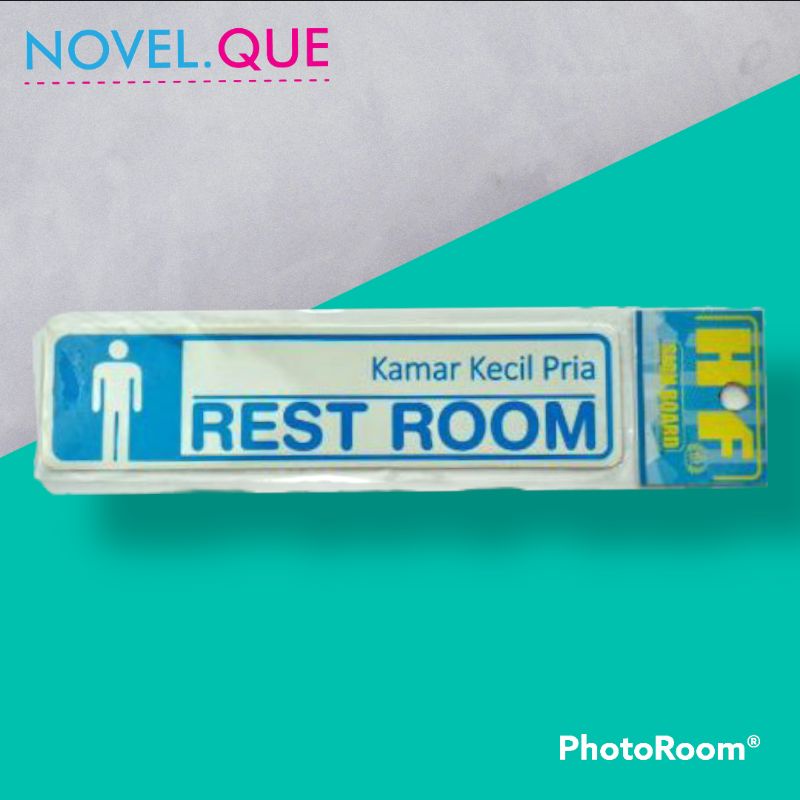 Jual Sign Sticker PVC - REST ROOM PRIA | Shopee Indonesia