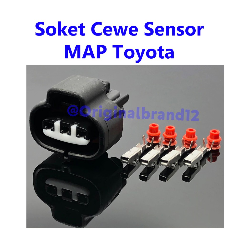 Jual Soket Konektor Sensor MAP Toyota Female OEM Shopee Indonesia