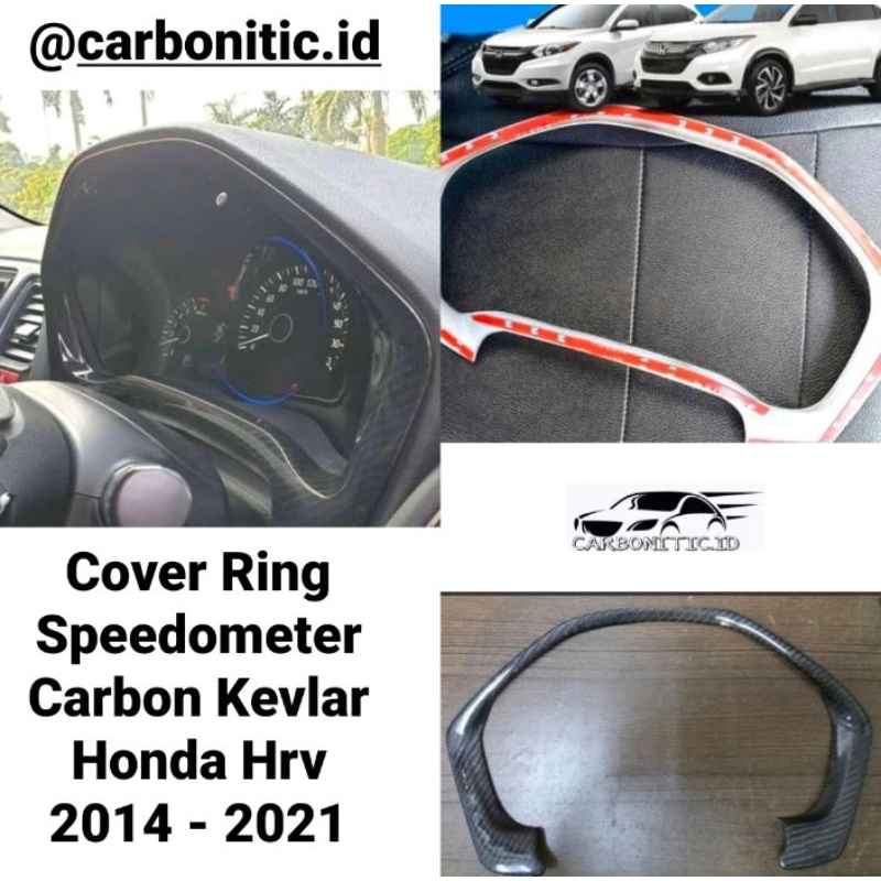 Jual Garnish Cover Ring Speedometer Honda Hrv 2014 2021 Carbon Kevlar