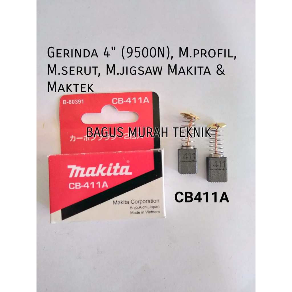 Jual Carbon Brush Cb Makita Maktec Areng Mesin Shopee Indonesia