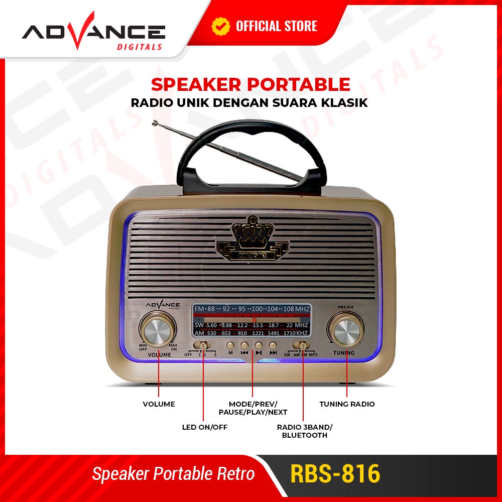 Radio bluetooth hot sale speaker portable