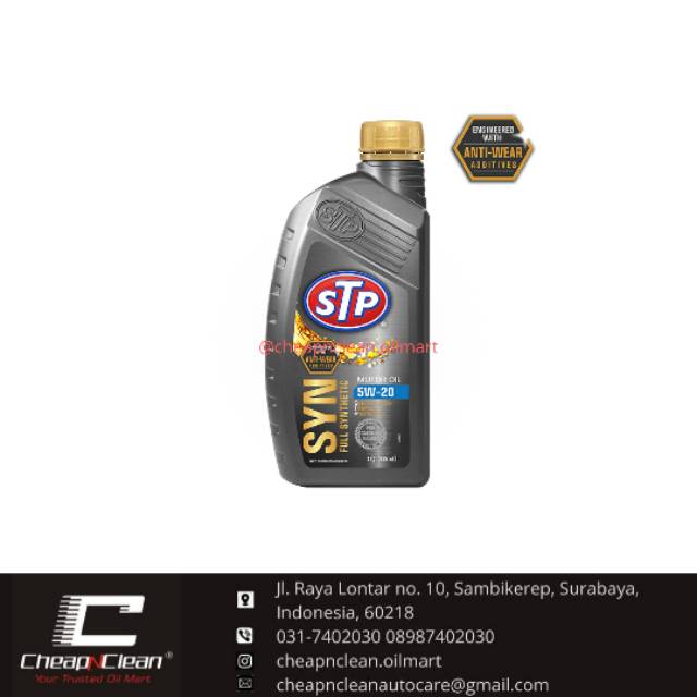 Jual STP SYN Full Synthetic Motor Oil 5W-20 | Shopee Indonesia