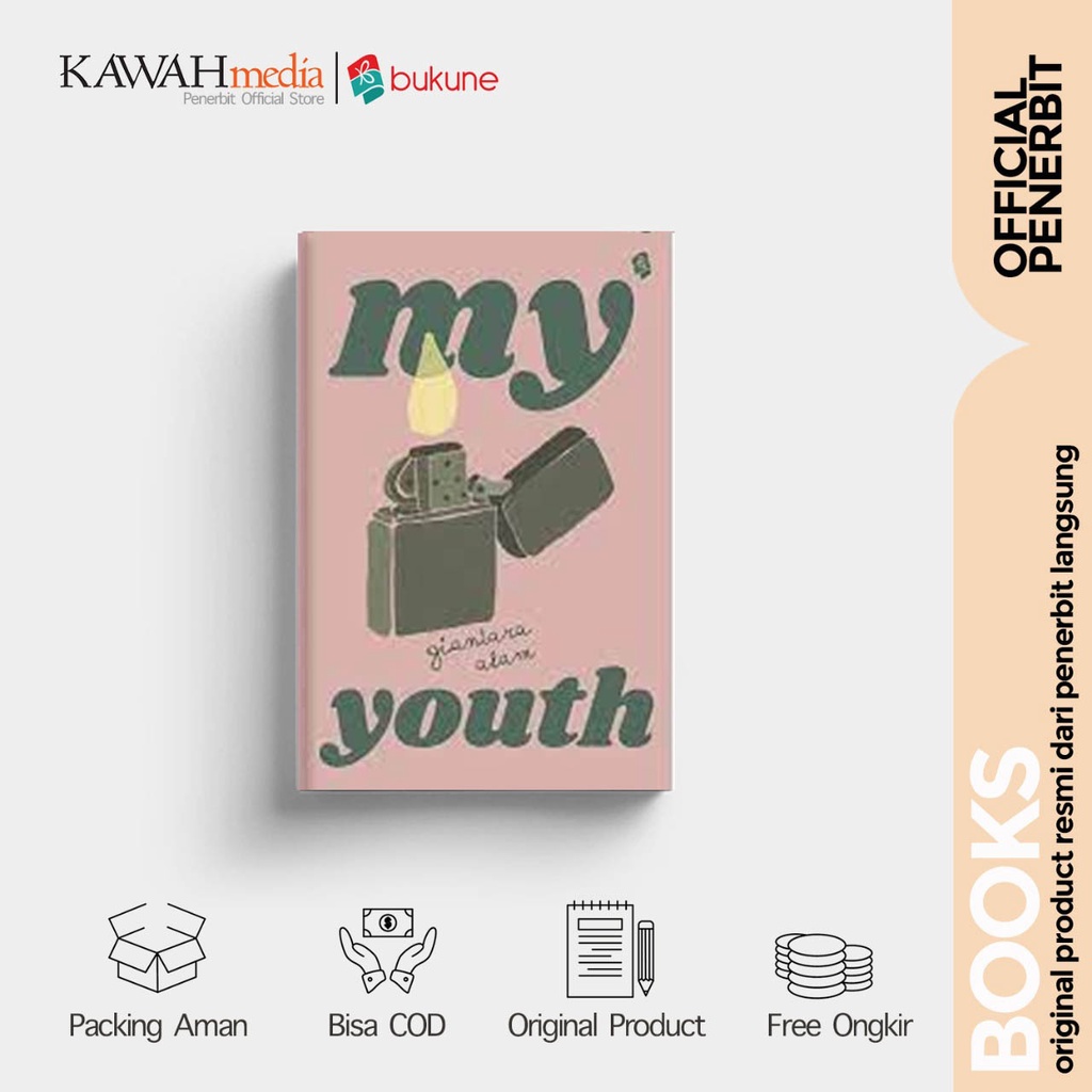 Jual Buku Novel My Youth Giantara Bukune Kawahmedia | Shopee Indonesia