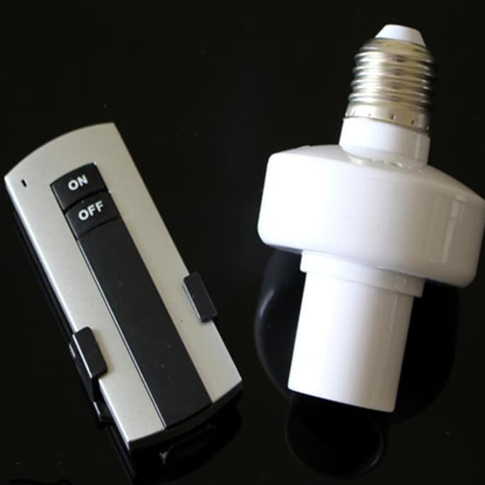Jual Lampu Remote Control Wireless E27 (dudukan+remote) 
