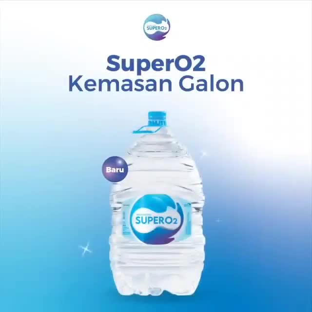Jual le minerale galon isi bersih 15 liter / galon super O2 15 Liter ...
