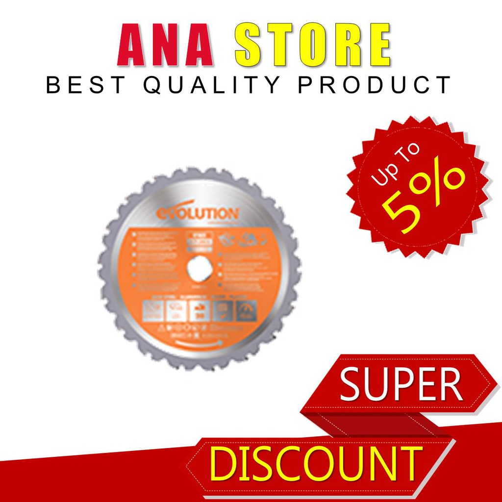 Jual Evolution Saw Blade Multipurpose TCT 210 Mm Mata Pisau Potong