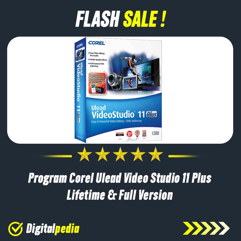Jual Program Corel Ulead Video Studio 11 Plus Aplikasi Edit Video
