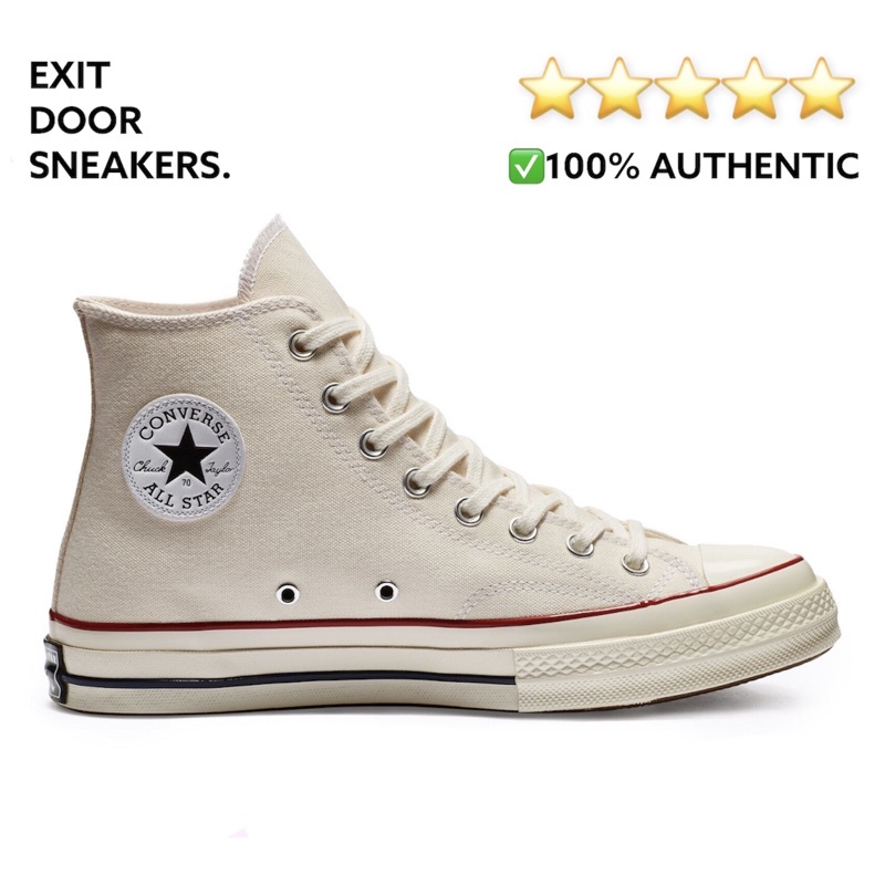 Jual Converse Chuck Taylor 70 Hi Parchment Egret Off White