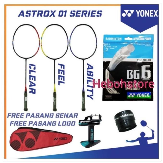 Jual BADMINTON FREE PASANG RAKET BADMINTON YONEX ASTROX 01 SERIES FULL ...