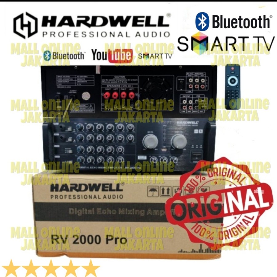 Jual Power ampli Hardwell rv2000 Pro amplifier karaoke rv 2000 original