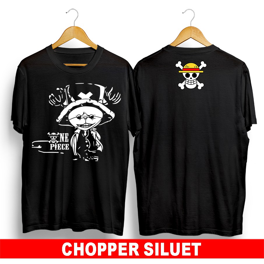 Jual Baju Distro Kaos Tshirt Anime Chopper Siluet Shopee Indonesia