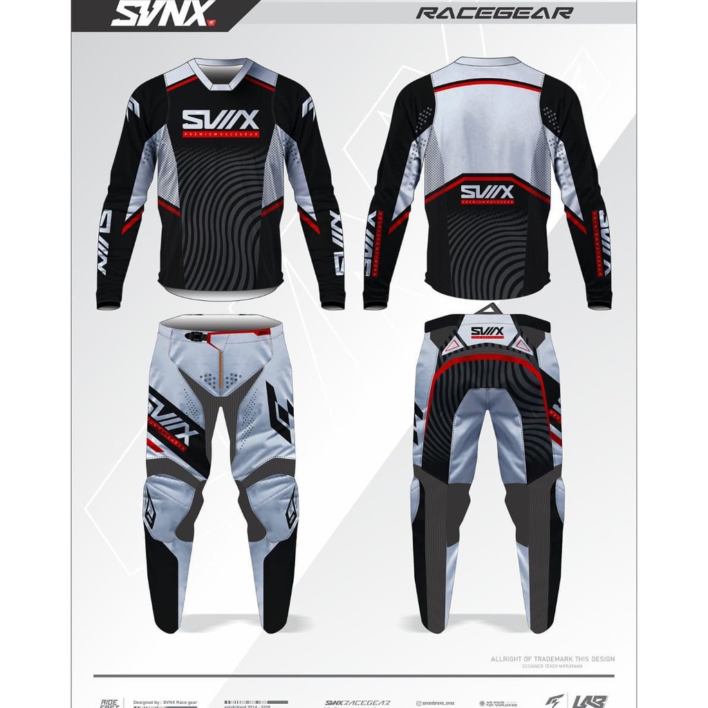 Jual Jersey Set Motocross Jersey Motorcross SVNX Jersey Trail Adventure Trabas Enduro Shopee Indonesia