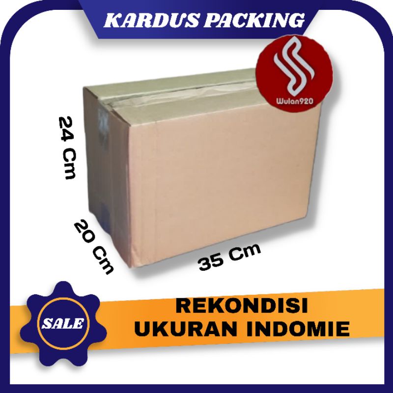 Jual Kardus Packing Box Ukuran Indomie Ukuran 35 X 20 X 24 Cm Shopee