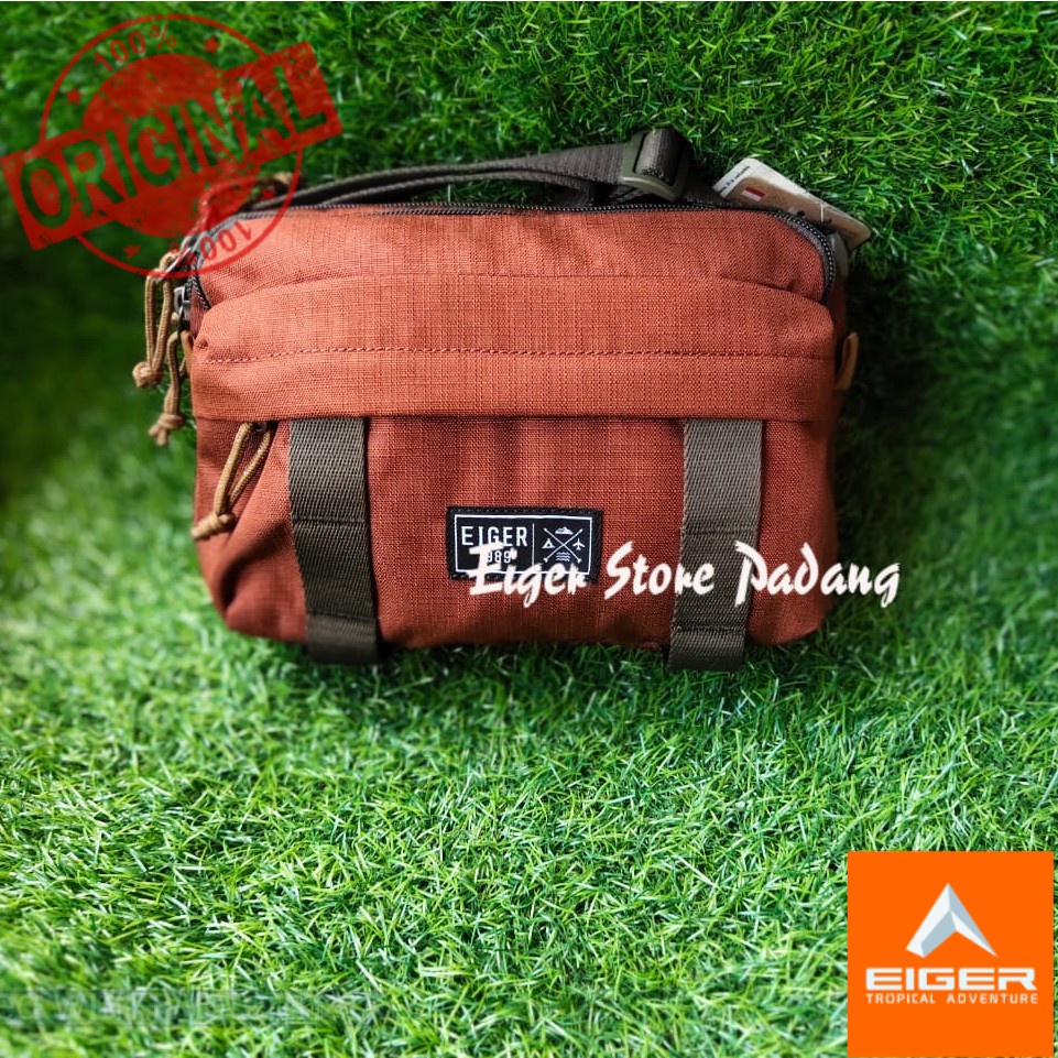Jual EIGER1989 TAS SELEMPANG SEAWAY POUCH LANDSCAPE TAN 3L 5342 TAS