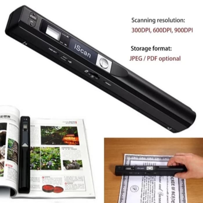 Jual Portable Scanner iScan Handy Scanner Resolusi 900Dpi With MicroSD ...