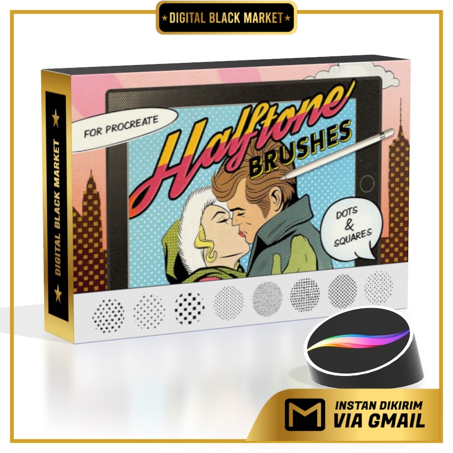 Jual Dots Squares Procreate Brushes Shopee Indonesia