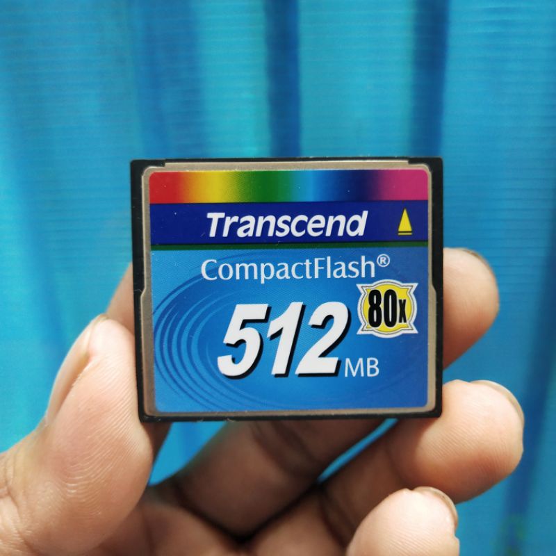 Jual Transcend Compact Flash CF Card 512MB 80x Memory Industrial