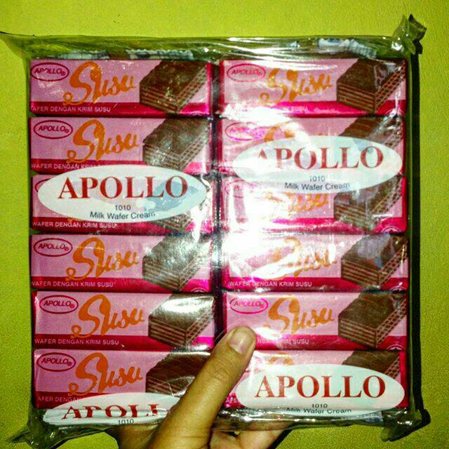 Jual apollo wafet susu 48pcs. | Shopee Indonesia