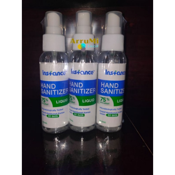 Jual Hand Sanitizer Spray Merk Instance 100 ml Shopee Indonesia