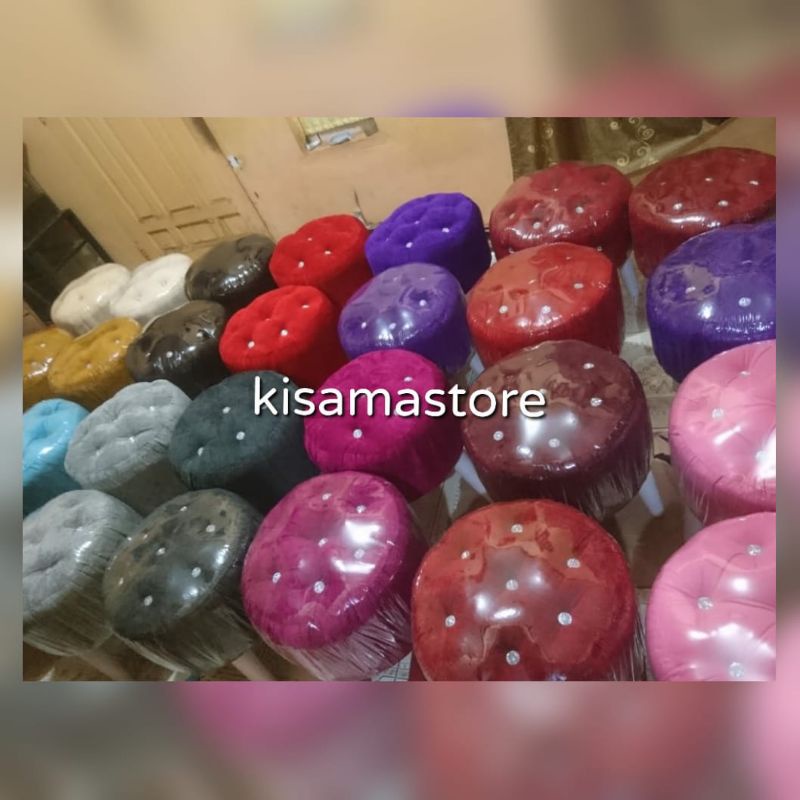 Jual Sofa Stool Bulat / Sofa bulat / Kursi Bulat / Stool | Shopee Indonesia