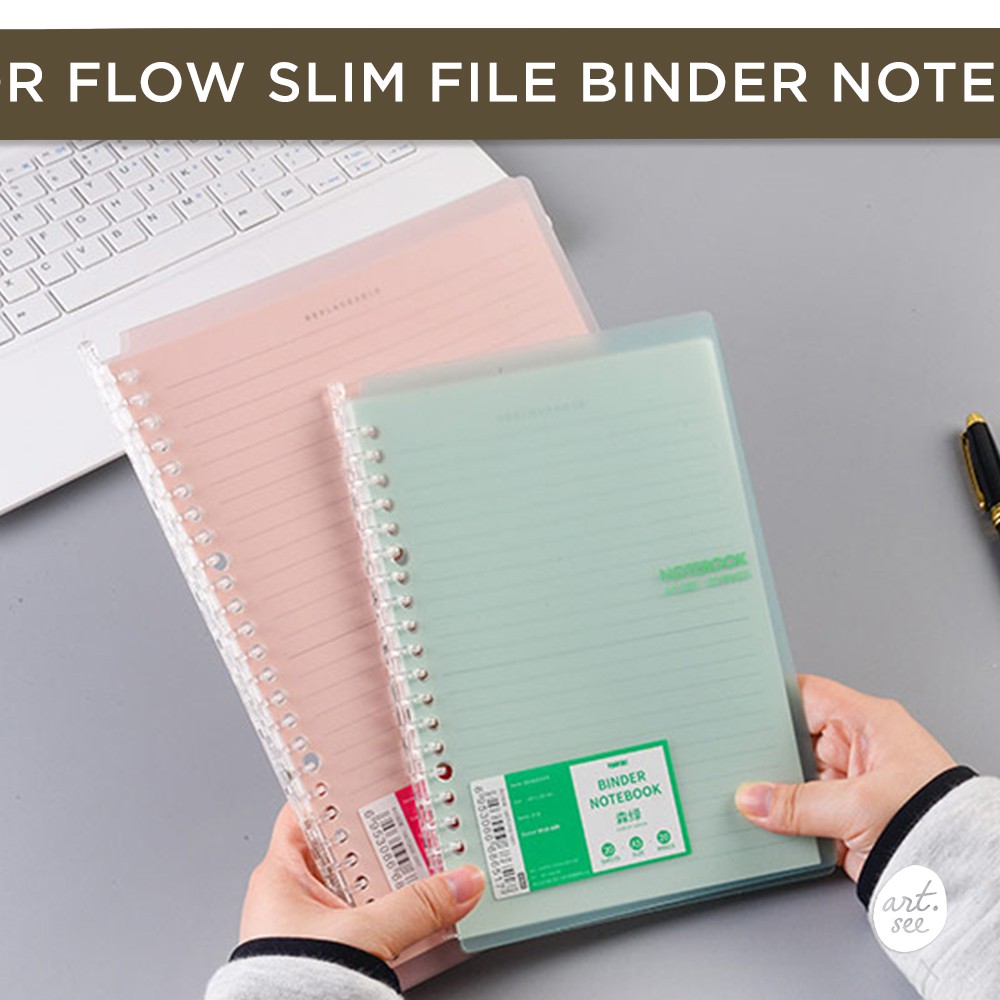 Jual Color Flow Slim File Binder Notebook | Shopee Indonesia