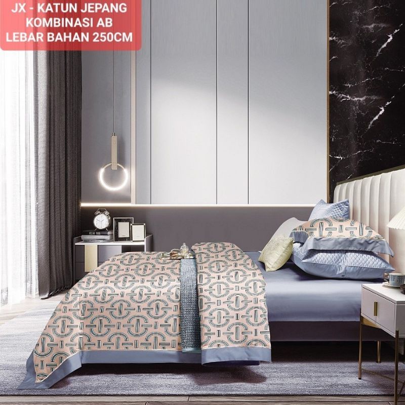 Jual Bed Cover set Bahan Katun Jepang ( kombinasi ) Shopee Indonesia