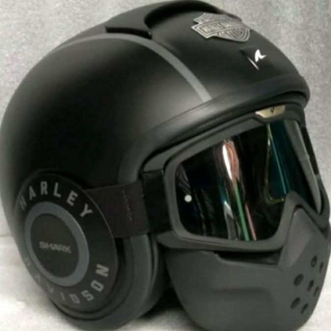 Jual HELM HALF FACE Helm Harley Davidson Costume Limited edition