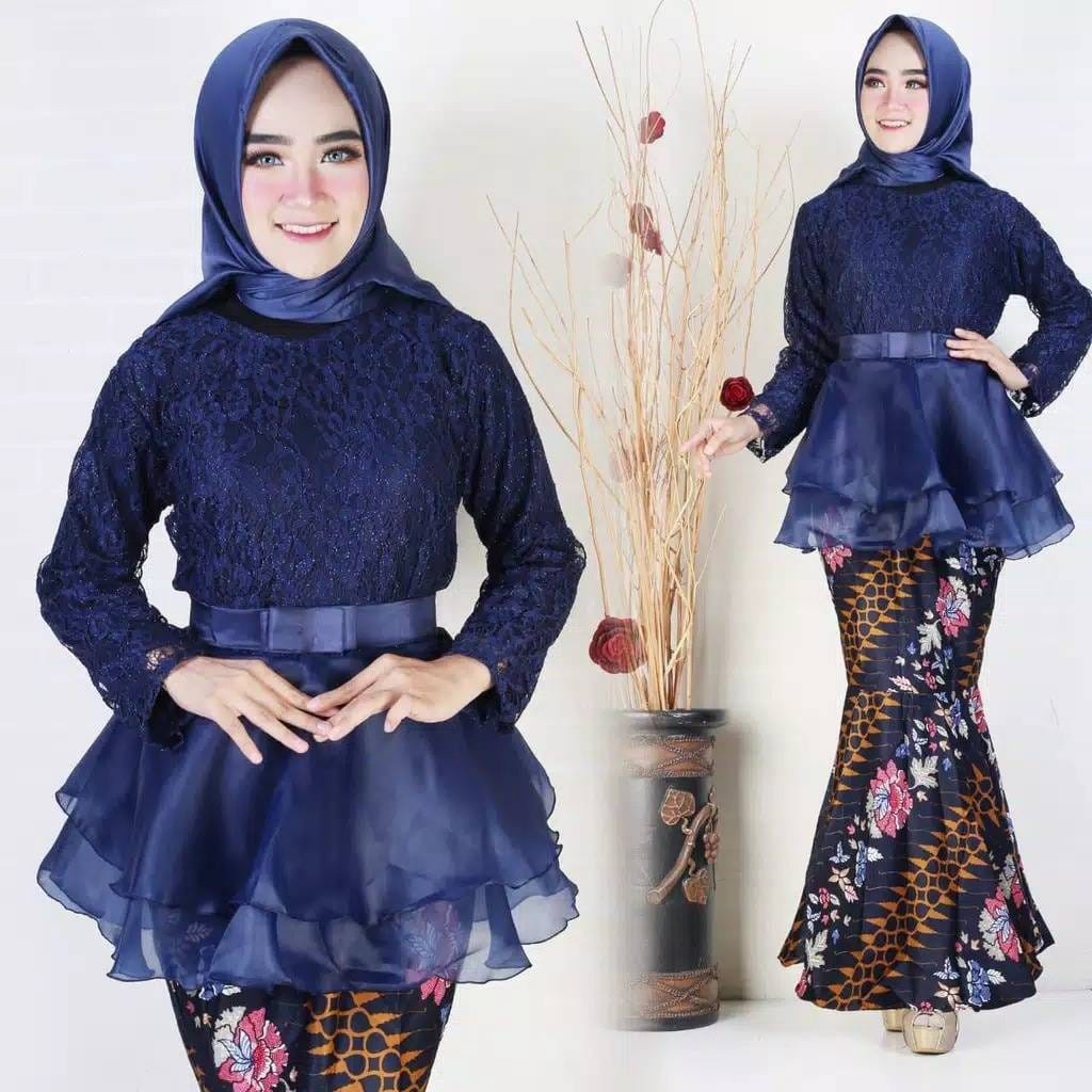 SET KEBAYA ORGANZA/KEBAYA DUYUNG/KEBAYA BRUKAT/KEBAYA PESTA/SERAGAM  PANITIA/SFY-SET ORGANZA DUYUNG