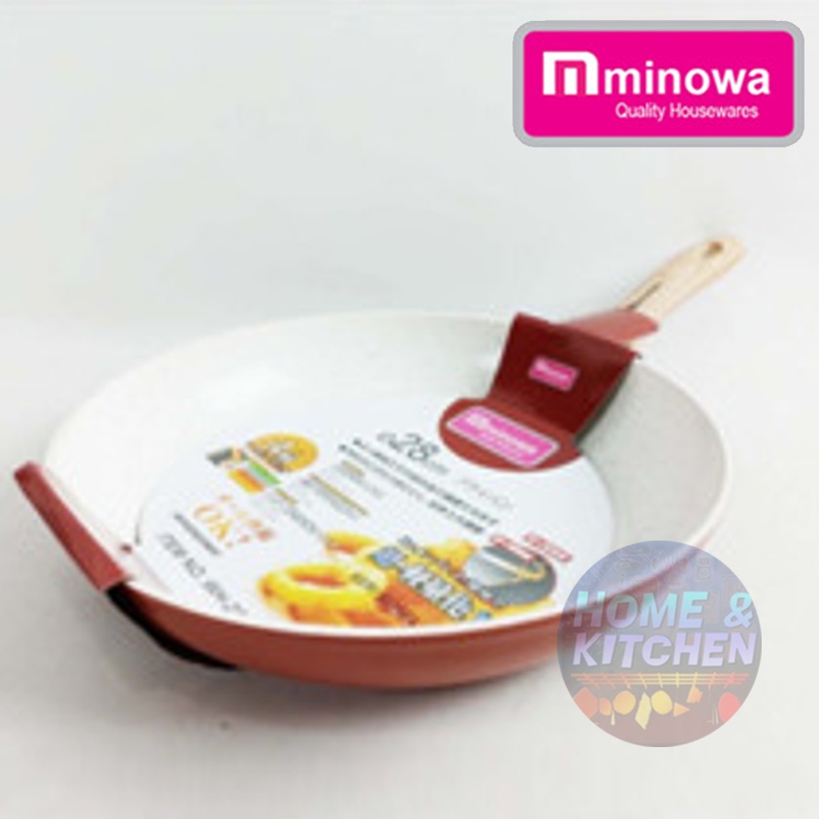 Jual Fry Pan Cm Minowa Rosela Series Marble Induksi Frypan Frywok Keramik Anti