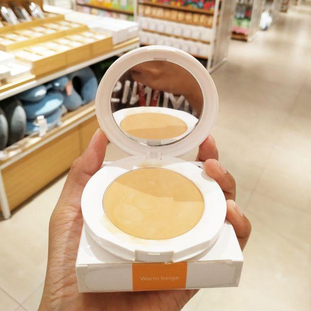 Jual MINISO Flawless Two Way Cake Compact Powder / Bedak Padat Flawless ...