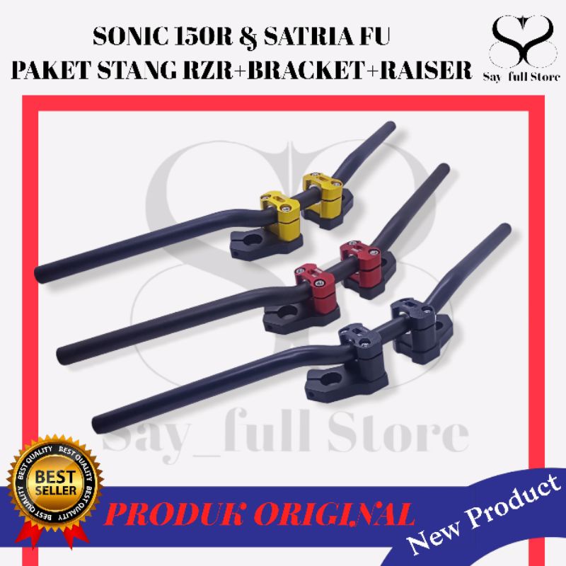 Jual Stang Rzr Bracket Dudukan Raiser Sonic 150R & Satria FU Sepaket ...