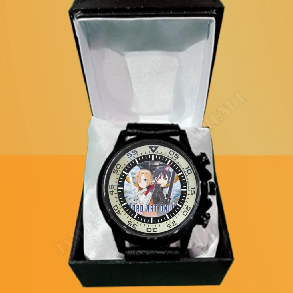 Jual JAM TANGAN ANIME SWORD ART ONLINE SAO CUSTOM KEREN | Shopee Indonesia