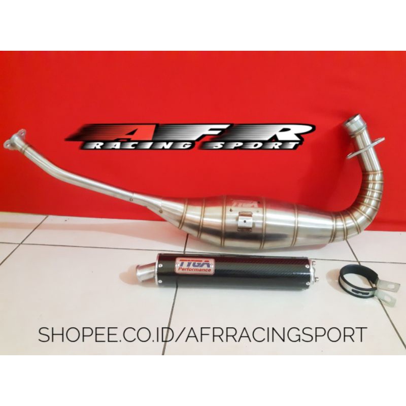 Jual Knalpot Ninja R RR Stainless TYGA Stainless Karbon | Shopee Indonesia