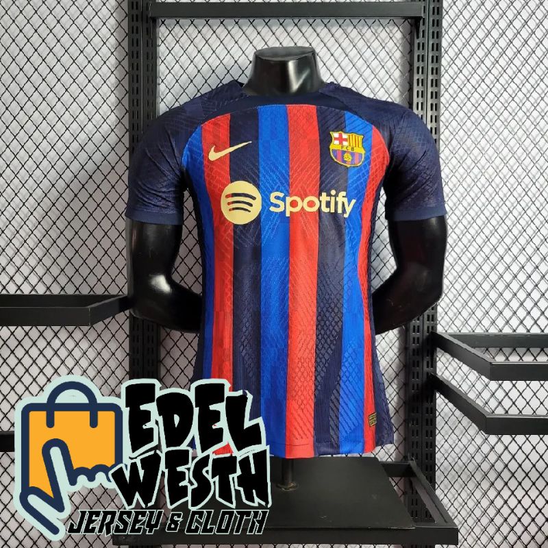 Jual JERSEY BARCELONA HOME PLAYER ISSUE NEW 2022/23 | Shopee Indonesia