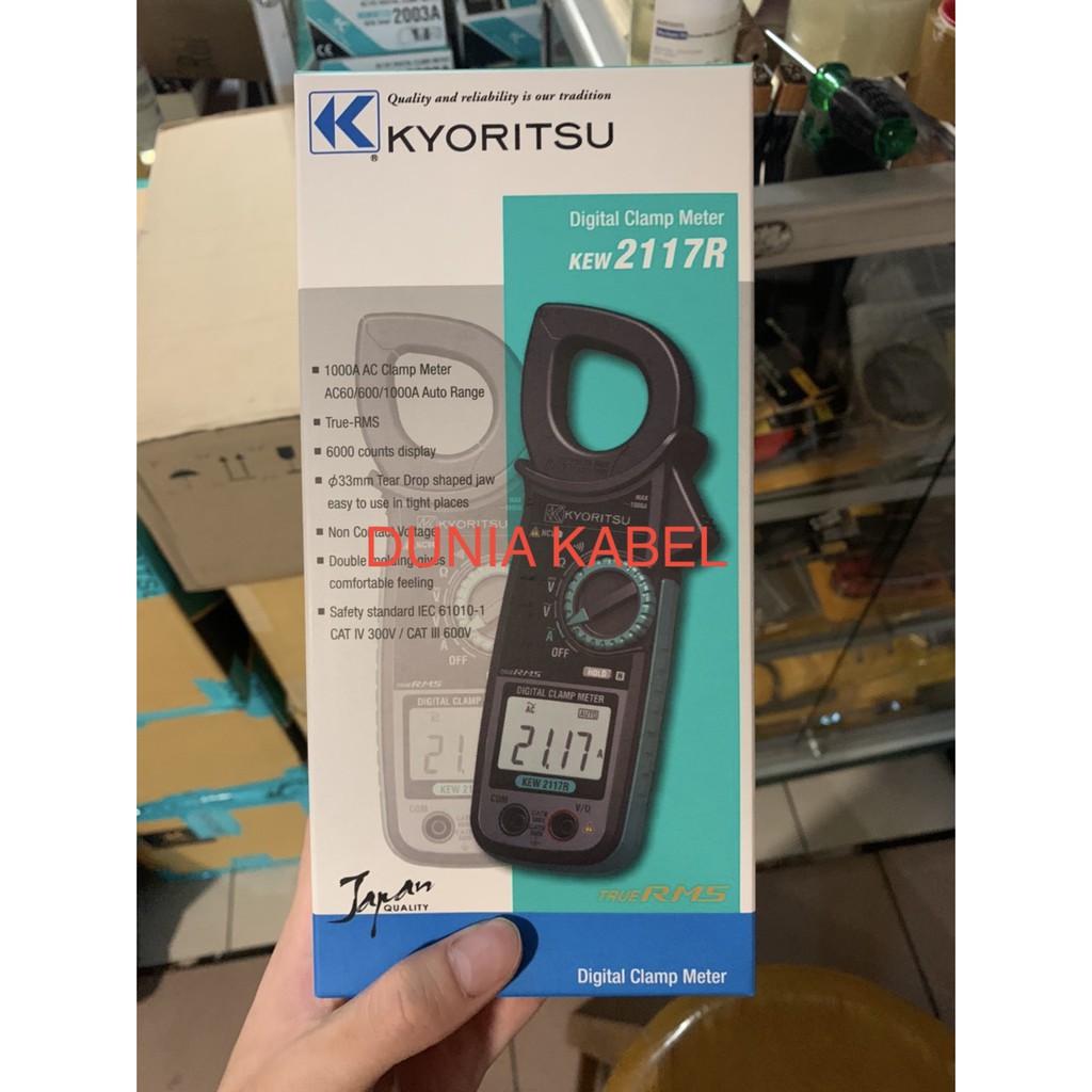 Jual Tang Ampere Amper Kyoritsu 2117R Digital Clamp Meter kew 2117 R ...
