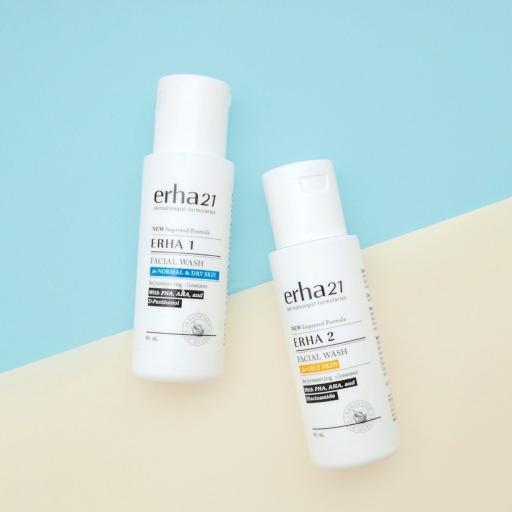 Jual Erha 21 Erha 1 Erha 2 Facial Wash For Normal And Dry Skin Oily