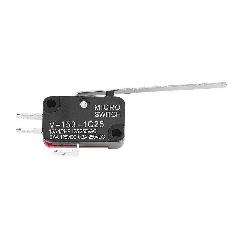 Jual V1531C25 MICRO LIMIT SWITCH LONG HINGE GAGANG 250V 15A 3 PIN