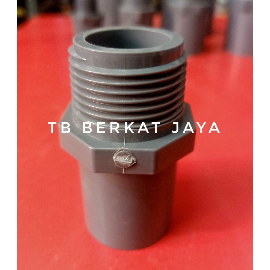 Jual Rucika Valve Socket 1/2 x 3/4 AW Soket Drat Luar SDL PVC Sokdrat ...