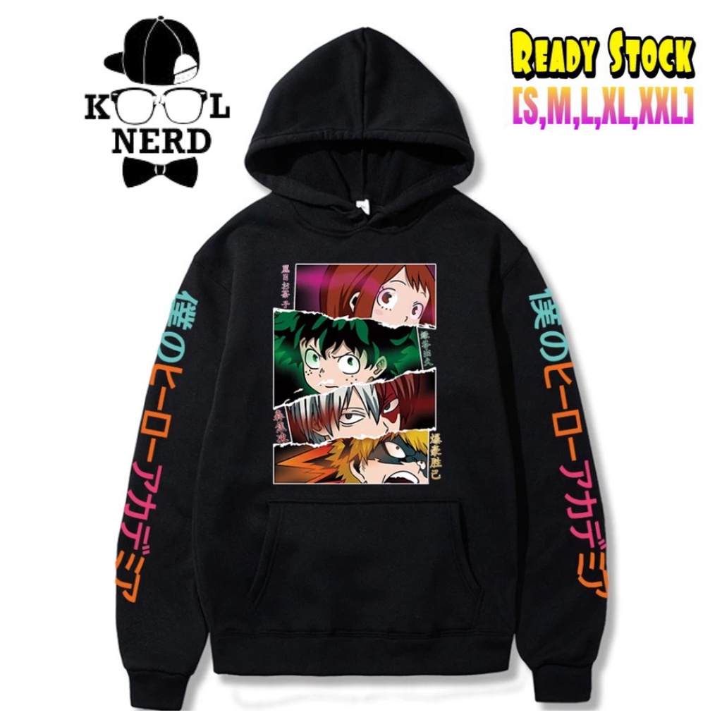 Jual Hoodie Anime Jepang Keren Demon Slayer My Hero Academia Mha Ochaco 