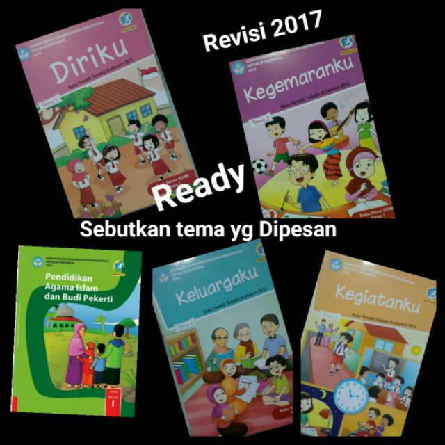 Jual Buku Tematik Kelas 1 SD edisi revisi ( satuan) | Shopee Indonesia