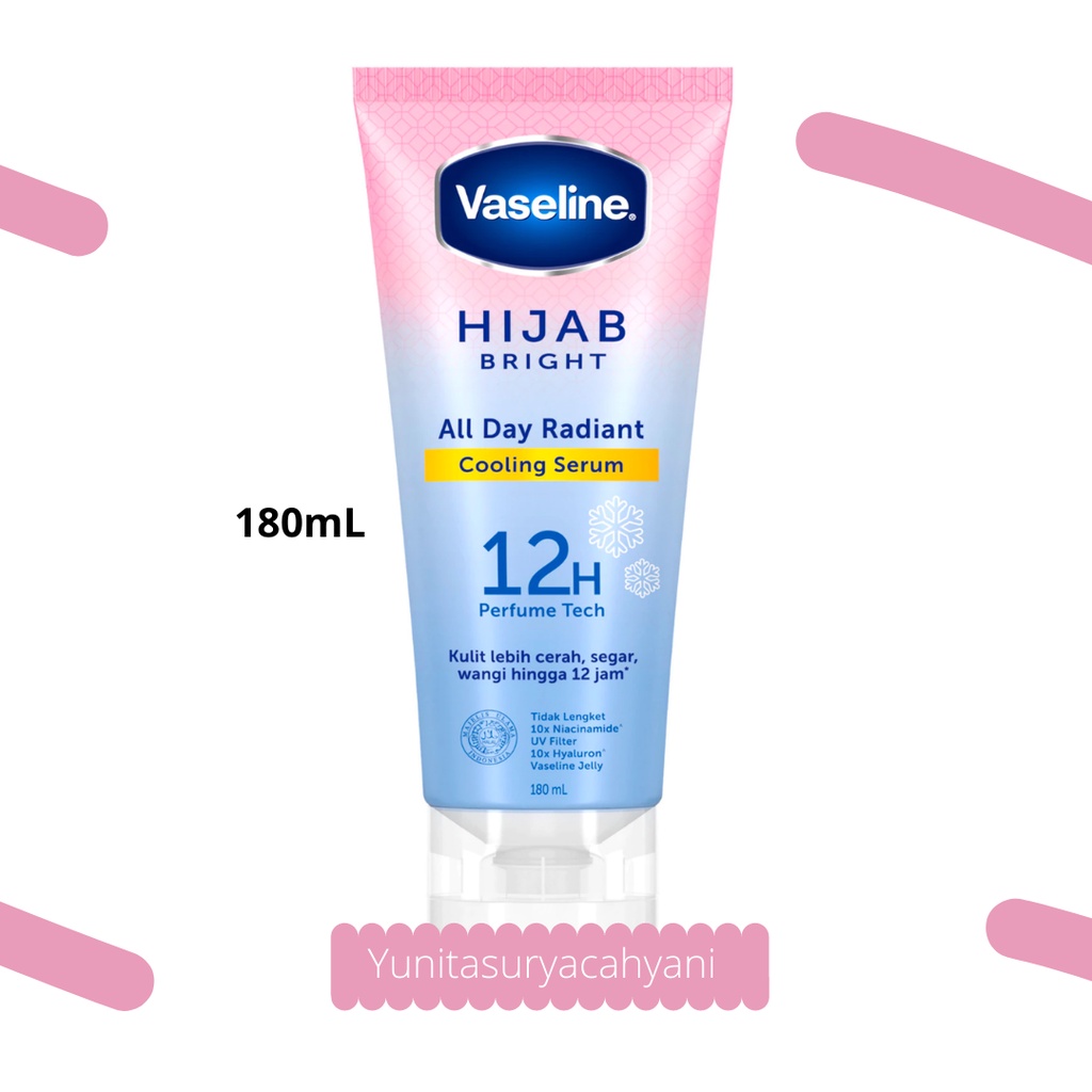 Jual Vaseline Healthy Bright Fresh Soft Glow Firm Glow Hijab Cooling Healthy White Spf 0589