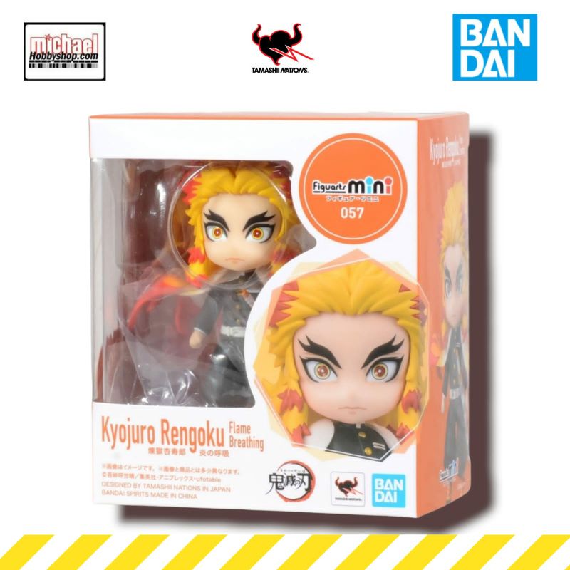 Jual Bandai Figuarts Mini Kyojuro Rengoku Flame Breating Kimetsu No ...