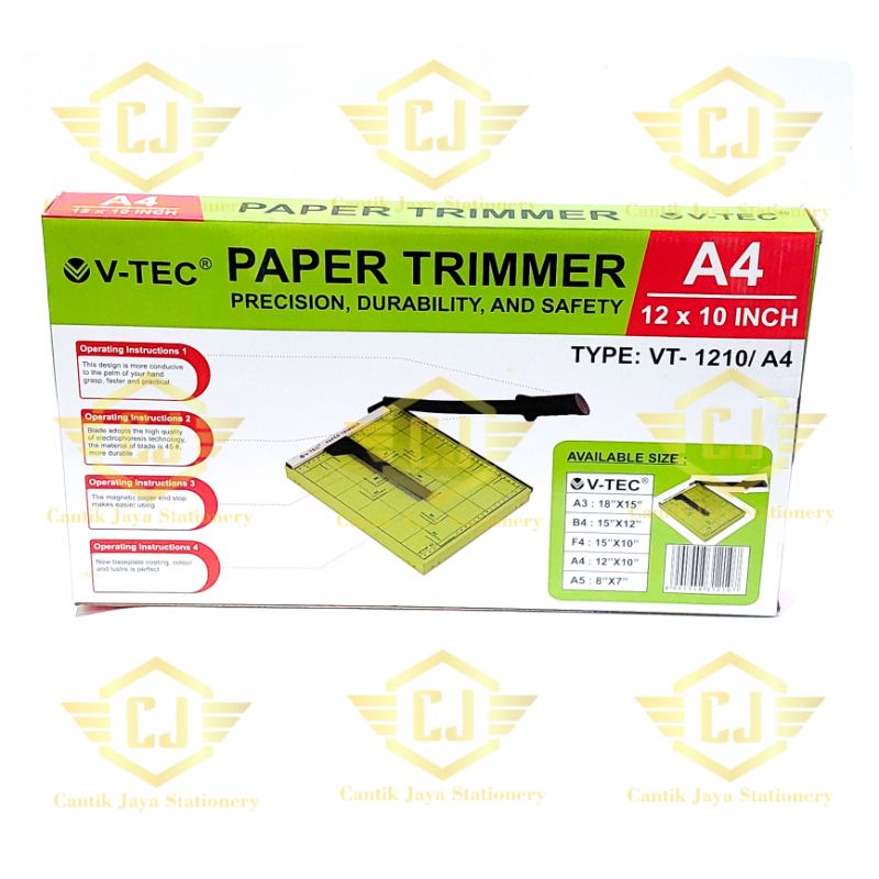 Jual Paper Cutter V-TEC VT-1210 A4 ( Pemotong Kertas Ukuran A4 ...