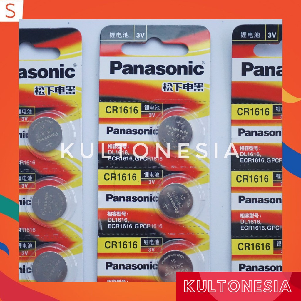 Jual Bateria Panasonic Cr1616 Lithium 3V 1616 Original | Shopee Indonesia