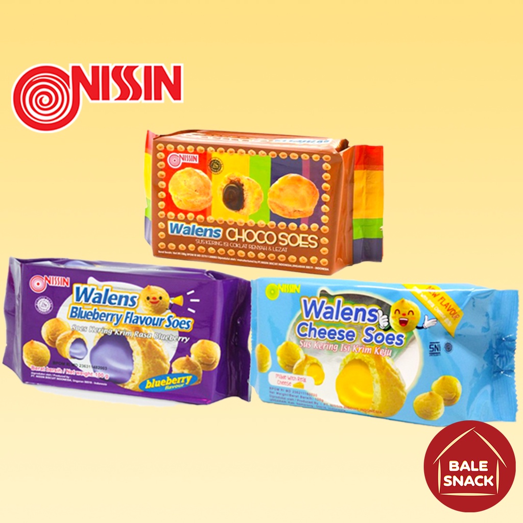 Jual Nissin Walens Soes Walens Choco Blueberry Cheese Coklat Keju Blueberry Walen Soes 2205