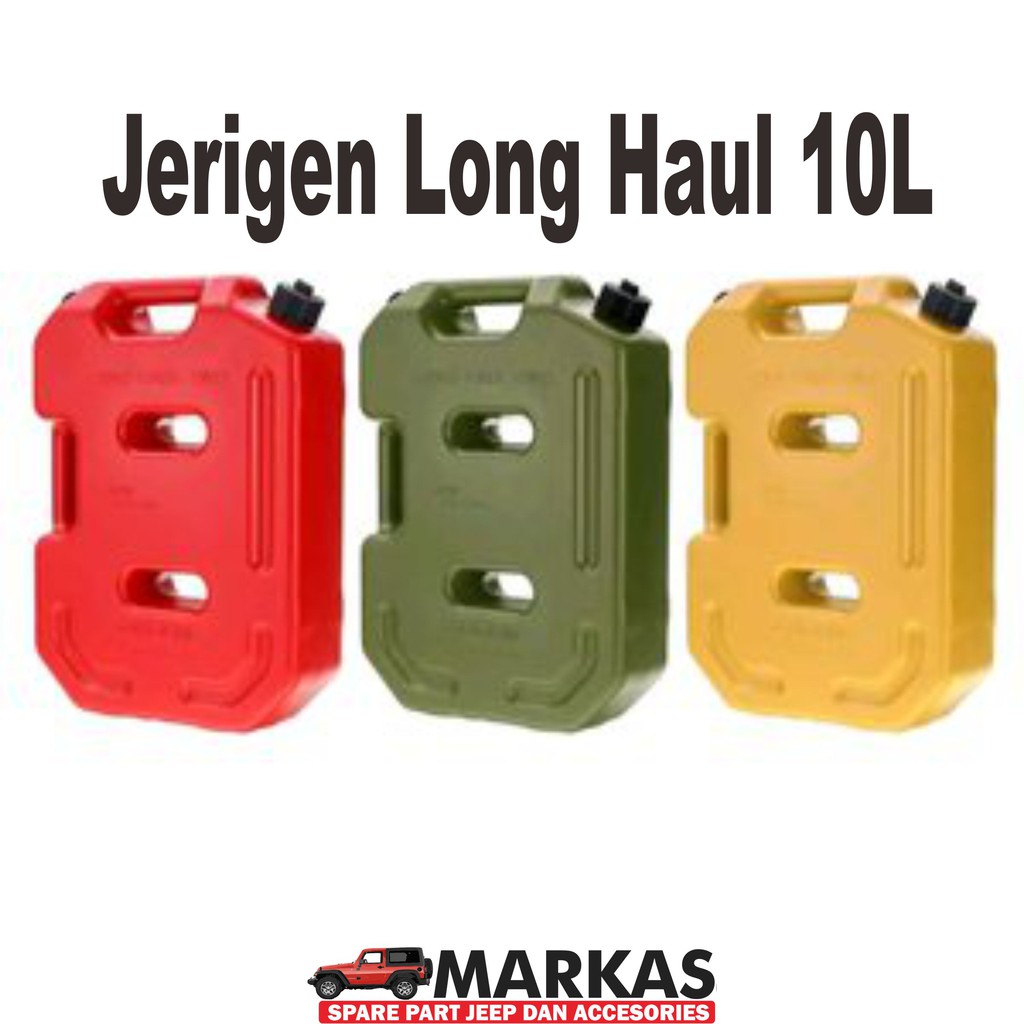 Jual 10L Jerigen Jerrycan Tangki Bahan Bakar Bensin Diesel 4X4 Long ...